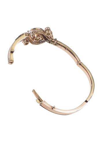 ** VERKAUFT ** Um 1880 - 15 ct. Goldarmreif Diamanten & Saphire, viktorianisch – Bild 6