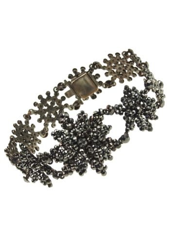 Um 1840 - Viktorianisches Cut Steel Armband, aus dem frühen Victorian – Bild 3