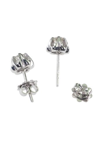 Um 1950 - 18 Karat Gold Diamantohrstecker aus Italien – Bild 5