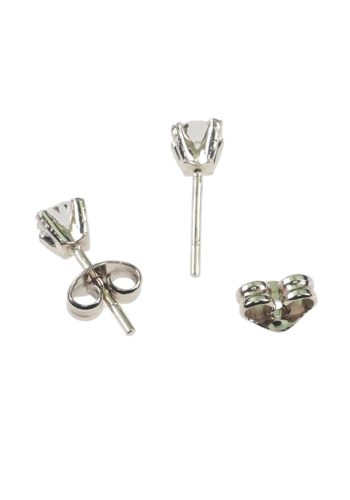 Um 1980 - Solitaire Brillant Ohrstecker inkl. Edelsteinprüfbericht! – Bild 5