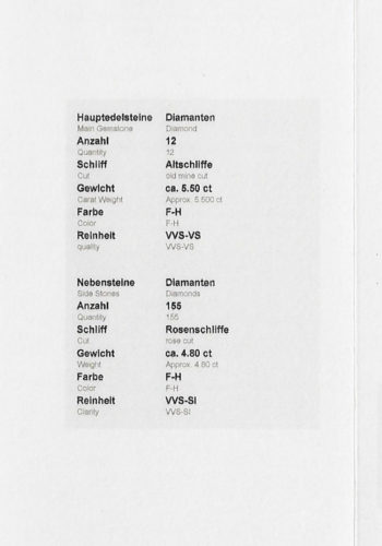 Um 1900 - Rosegold & Silber Diamantarmband Niederländisch, inkl. Edelsteinezertifikat! – Bild 7