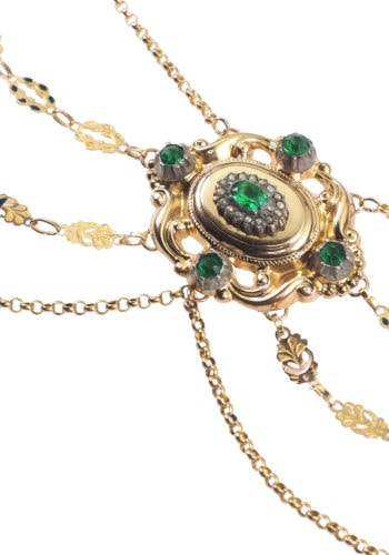 Um 1800 - 18 Karat Gold Collier Esclavage, Französisch – Bild 4