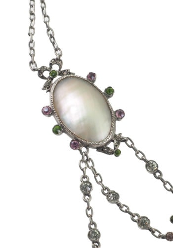 Um 1910 - Suffragetten-Collier aus Sterling Silber – Bild 4