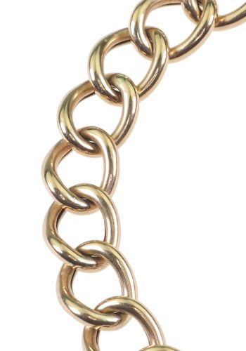 Datiert 1965 - Vintage-Goldarmband mit "Padlock" Verschluss – Bild 4