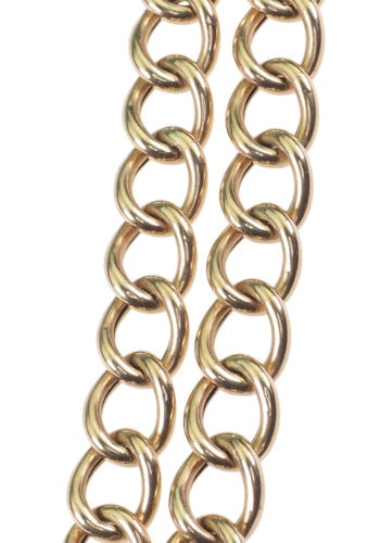 Datiert 1965 - Vintage-Goldarmband mit "Padlock" Verschluss – Bild 3