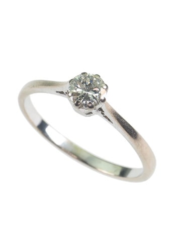 Datiert 1987 - Brillant Solitär Verlobungsring, London – Bild 3