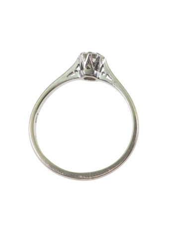 Datiert 1987 - Brillant Solitär Verlobungsring, London – Bild 4