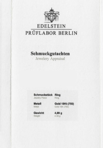 Um 1920 - Art déco Rubin- & Diamantring, inklusive Edelsteinezertifikat! – Bild 8