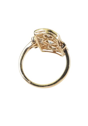 Um 1900 - Belle Epoque Diamantring, inklusive Diamantgutachten! – Bild 6