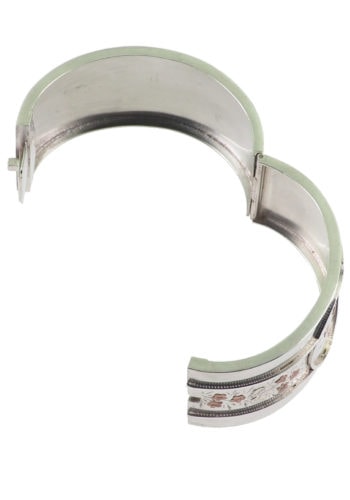 Um 1880 - Viktorianischer Sterlingsilber Armreif – Bild 4