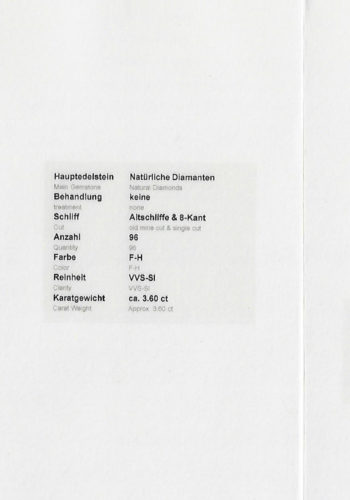 ** VERKAUFT ** Um 1910 - Diamantarmband inklusive Edelsteinzertifikat! – Bild 7