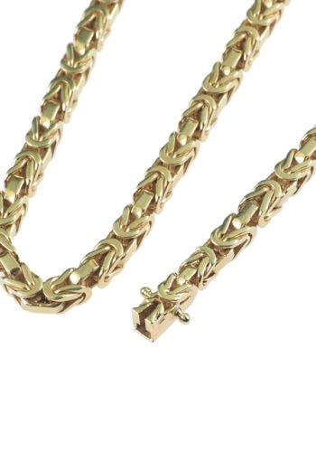 Um 1980 - Königskette / 14 Karat Goldkette – Bild 3