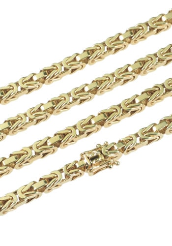 Um 1980 - Königskette / 14 Karat Goldkette – Bild 4