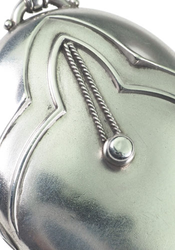 Um 1880 - Sterlingsilber viktorianisches Medaillon – Bild 4