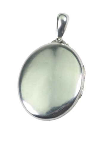 Um 1880 - Sterlingsilber viktorianisches Medaillon – Bild 3