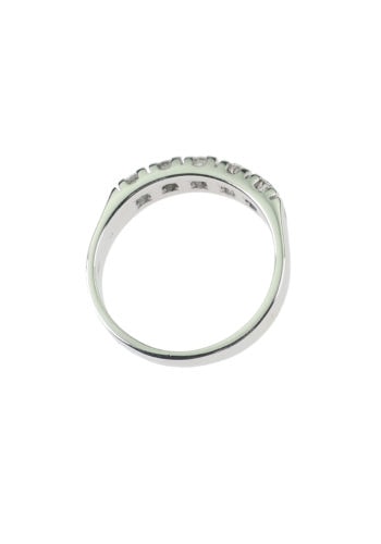 Um 1970 - Italienischer Five-Stones Verlobungsring – Bild 4