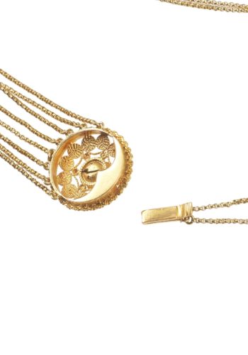 Um 1880 - Goldcollier aus venezianischer Manin-Kette – Bild 5