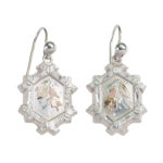 Viktorianische Ohrringe aus Sterling Silber