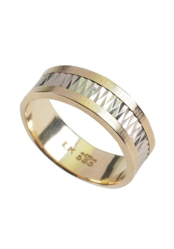 Um 1970 - Niederländischer Goldring / Trauring – Bild 3