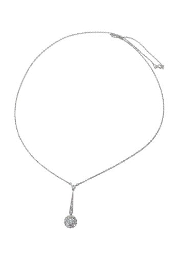 Um 1920 - Diamantcollier aus Platin / Art Deco – Bild 3