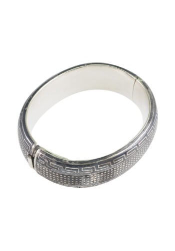 Um 1850 - Niello Silberarmreif, Russisches Kaiserreich – Bild 3