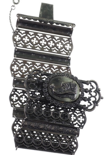 Um 1830 - Berliner Eisen Armband Neogotisch – Bild 5