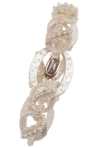 Um 1850 - Saatperlen Armband, viktorianischer Brautschmuck – Bild 7