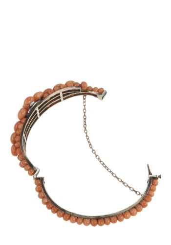 Um 1880 - Antiker Korallenarmreif, Italien – Bild 3