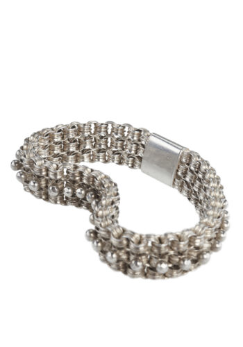 Um 1880 - Choker / 2 Armbänder aus Silber, England – Bild 4