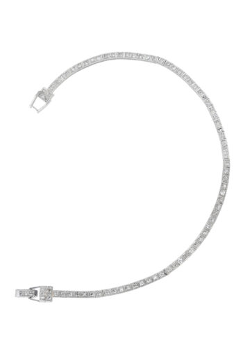 Um 1960 - Französisches Tennisarmband / Diamantarmband – Bild 3