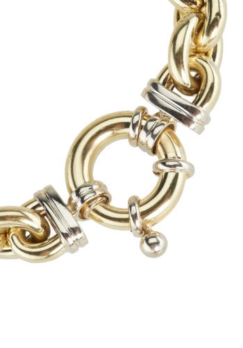 Um 1980 - 18K Goldarmband, italienisch – Bild 4