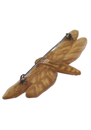 Um 1900 - Horn Brosche Jugendstil Frankreich – Bild 3