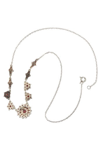 Um 1950 - Granatcollier, Deutschland – Bild 4