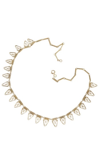 Um 1900 - Art Nouveau Goldcollier / Französisch aus 750er Gold – Bild 3