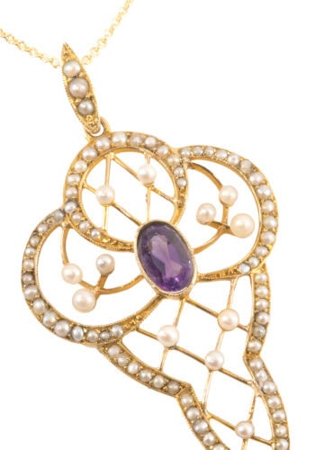 Um 1910 – Edwardianischer Suffragettenanhänger – Bild 3