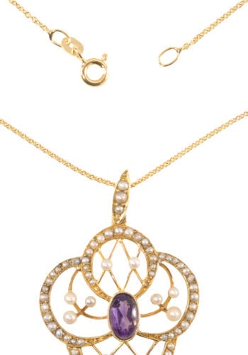 Um 1910 – Edwardianischer Suffragettenanhänger – Bild 4