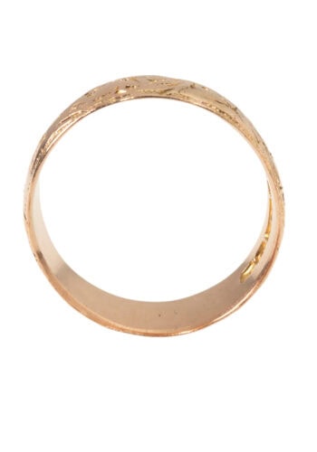 Datiert 1915 – Ehering mit Handgravur – Bild 4