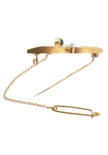 Um 1900 – Jugendstilbrosche – Bild 3