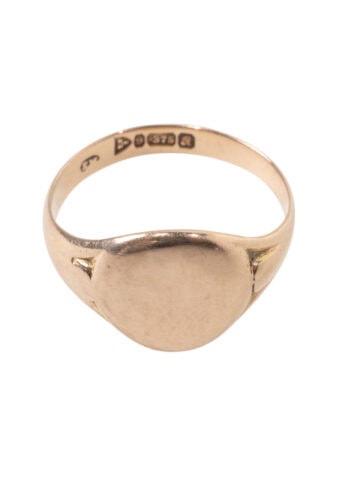 Datiert 1917 – Art déco Siegelring, England – Bild 3