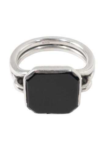 Um 1950 – Siegelring mit Onyx – Bild 3