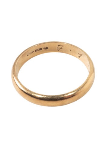 Ehering – Italienischer Vintage Ehering – Bild 3