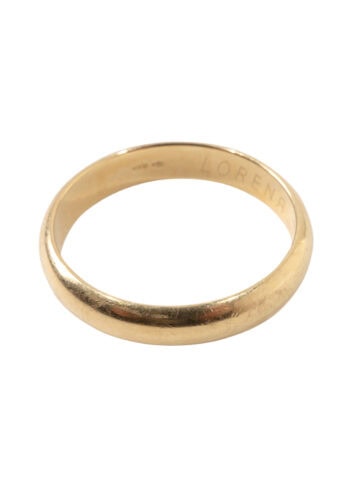 Vintage Ehering – Italienischer Ehering – Bild 3