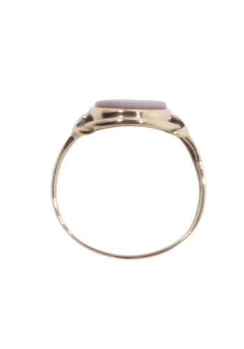 Um 1910 - Herrenring/ Siegelring aus Gold, Edwardian – Bild 5