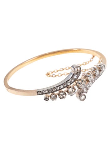 Um 1890 – Diamantarmreif aus Frankreich – Bild 5