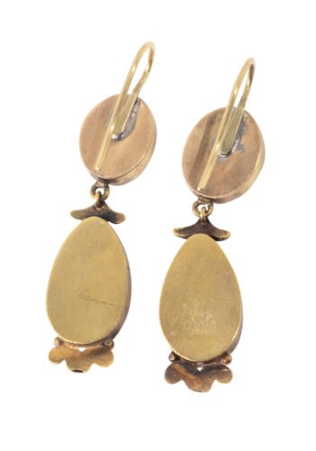 Um 1880 – Viktorianische Almandin Ohrringe – Bild 4