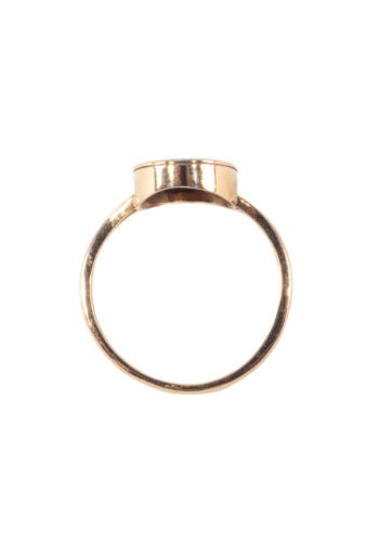 Um 1900 - 18 ct. Gold Ring Emaillemalerei England – Bild 5