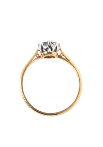 Um 1950 – Vintage Verlobungsring – Bild 5