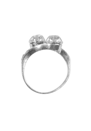 Um 1910 – Toi et Moi Ring mit Diamanten – Bild 5