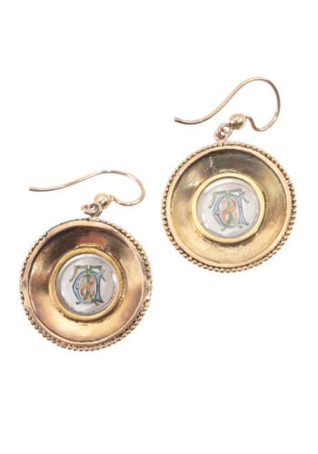 Um 1880 – Essex Chrystal Ohrringe – Bild 4