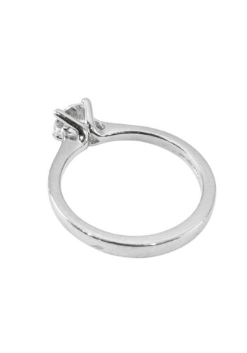 Um 1970 – Vintage Verlobungsring mit Diamantsolitaire – Bild 4